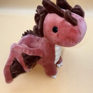 Bellzi Draggi The Fire Dragon Plush Stuffed Animal 6"